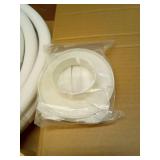 PATIKIL 50 Ft Mini Split Line Set, 1/4\" & 3/8\" OD Air Conditioner Copper Tubing Pipes Extension Set with Nuts Thickened PE Insulated for Mini Split Air Conditioner HVAC or Heat Pump System - Retail: