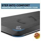 ComfiLife Anti Fatigue Floor Mat â 3/4 Inch Thick Kitchen Mats for Floor, Standing Desk Mat, Kitchen Rug â Comfort at Home, Office â Durable â Stain Resistant â Non-Slip Botto