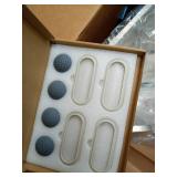 Stainless Steel Corner Cat Litter Box, Metal Litter Box with High Sided, One-Piece Corner Cat Toilet, No Assembly Required, Non-Stick, No Odor Kitten Litter Pan, Easy to Clean, for Small Medium Cats -