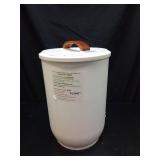 FLYHIT Large Towel Warmer for Bathroom - Heated Towel Warmers Bucket, Wood Handle, Auto Shut Off, Fits Up to Two 40\"X70\" Oversized Towels, Bathrobes, Blankets, for Mother