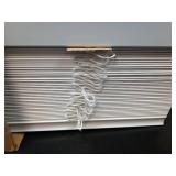 Lotus & Windoware Cordless, 2 Inch Faux Wood Blind, 22\" Wide x 72\" Long, Window Blinds, Blinds & Shades, Blinds for Indoor Windows, Embossed, Bright White - Retail: $54