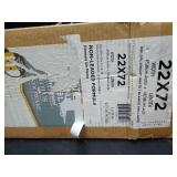 Lotus & Windoware Cordless, 2 Inch Faux Wood Blind, 22\" Wide x 72\" Long, Window Blinds, Blinds & Shades, Blinds for Indoor Windows, Embossed, Bright White - Retail: $54