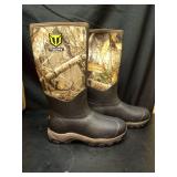 TIDEWE Rubber Neoprene Boots Men And Women, Waterproof Sturdy 6mm Neoprene Boot, Rain Boot Hunting Boot Arctic Outdoor Boot Men Size 9 Black - Retail: $80