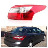 Tail Light Compatible with Ford Focus Sedan 2012 2013 2014 with Bulb Replace FO2819151 (Right Passenger Side) - Retail: $60