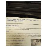 SLORIMOD Sport Hood Scoop with LED Spotlight for Polaris Ranger XP 1000/ XP 4 1000 2024 2025 Accessories, PP Material Turbo Hood Scoop with LED Auxiliary Light Kit Replacement Air Intake Kit - Retail: