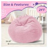 Cansunna 2FT Bean Bag Chair: 2