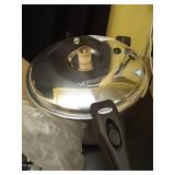 Universal (6.3 Quart / 6 Liter) Anti-Rust Ultra Pressure Cooker, Aluminum Pressure Cooker for 7 Servings, Even Heat Distribution, Diameter 9.4 inches, Height 9.6 inches - Retail: $65