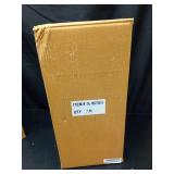 Serene Spaces Living Large Gold Amalfi Lantern with Glass Panels â Metal Candle Holder for Indoor & Outdoor Decor â Elegant Square Lantern for Weddings, Events & Home Styling, 6\" Square & 1