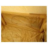 Inflatable Tents for Camping with Pump, Air Glamping Tents, Easy Setup 10 * 6.9ft Waterproof Blow up Tent, 2-4 People Oxford Cabin Tent with Mesh Window. - Retail: $250