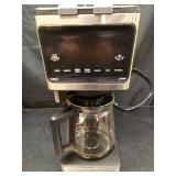 Sykaffe 3 in 1 Single Serve Coffee Machine,12-Cup Programmable Coffee Machine,Compatible with Kcup Pods,Ground Coffee,Coffee Pods, Iced Tea, Iced Coffee Function,Black - Retail: $83