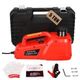 Trihelper Electric Car Jack 5 Ton 12V Hydraulic Jack Portable Car Lift Floor Jack Stand for Sedans SUV MPV Sedan Truck Change Tires Garage Repair Roadside Emergency Kit - Retail: $84