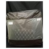 GIANT PANDA Jeep Wrangler 4 Door JL 2018-2026 Full Set Car Seat Covers for Sahara Sport Rubicon Willys Without Rear Cup Holder, Customized Faux Leather - (Black+Gray) - Retail: $219