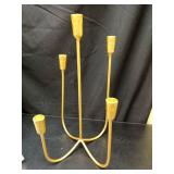 Large Iron Candelabra Centerpieces for Tables, 17.7