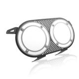 WORLDMOTOP Motorcycle Headlight Grille Mesh Grill Cover Headlight Guard Protector Grill Cover Replacement for Ducati DesertX Desert-X Desert X 2022 2023 2024 - Retail: $39