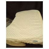 Haikfoam Side Sleeper Pillow with Arm Holes, Memory Foam Pillow for Neck & Shoulder & Cervical Pain Relief, Ergonomic Arm Holes Positioner Cooling Bed Pillows for Side Stomach Sleeping (White) - Retai