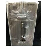 AIWEINY Zipperless Luggage, 22x14x9 Aviation Certified, Polycarbonate Aluminum Hardshell, Expandable Carry-On Luggage with Spinner Wheels, Hardshell Luggage(upgraded silver, 24 inch) - Retail: $100