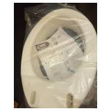 Carex Elongated Toilet Seat Elevator B306-00 Elong White - Retail: $39