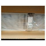 VyGrow Over the Door Organizer, 8-Tier Pantry Organizer with Fully Enclosed Mesh Baskets, Heavy-Duty Metal Hanging Spice Rack for Kitchen Bathroom Laundry Room, 2-in-1 Wall Mount or Door Mount, White 