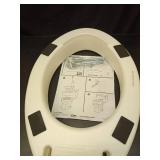 Carex Toilet Seat Riser, Elongated Raised Toilet Seat Adds 3.5 inches to Toilet Height, for Assistance Bending or Sitting, 300 Pound Weight Capacity Toilet Riser - Retail: $34