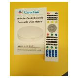 ComXim 12.6In/32cm Rotating Platform, 350lbs Capacity Motorized Electric Turntable, Heavy Duty Motorized Rotating base, Large Motorized Rotating Display Stand,Photography Turntable with Remote - Retai