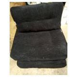 HABUTWAY Folding Sofa Bed, Convertible Sleeper Chair Bed w/Dual-Pillow & Handle, Foldable Floor Sofa Lounge w/Back Support for Living Room, Bedroom, Apartment, Office, Single, Black - Retail: $89