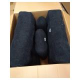 HABUTWAY Folding Sofa Bed, Convertible Sleeper Chair Bed w/Dual-Pillow & Handle, Foldable Floor Sofa Lounge w/Back Support for Living Room, Bedroom, Apartment, Office, Single, Black - Retail: $89