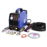 S7 CUT-50 Plasma Cutter, 50A 110V/220V Dual Voltage, Non-Touch Pilot Arc, Clean Cuts up to 20mm, Built-In Air Regulator, IGBT Inverter for Home & DIY Metal Cutting - Retail: $110