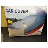 iCarCover 18-Layer Car Cover Waterproof All Weather, Premium Quality Car Covers for Automobiles, UV Protection, Charger, XJ-Series, XJ8, Lesabre, S-Class, Fits 194-201 Inches - Retail: $70