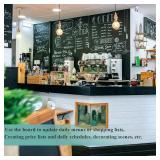 Qiytecno Chalk Board Contact Paper with Adhesive, 60\" x 40\" Magnetic Chalkboards for Wall, Wallpaper Sheets for Office for School and Kids, Includes Liquid Chalks Markers and Dishcloth and Magnet - 