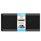 StepRite 4/5 Inch Thick Kitchen Mat Anti Fatigue Mat Kitchen Rugs Kitchen Decor Non-Slip, Stain Resistant, Water Resistant Kitchen Mats Desk Mat for Kitchen, Office, Workshop, Black, 17