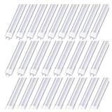 HMINLED 25 Pack 4 ft T8 Single-end Power LED Tube Light, Type A, Clear Lens, 22W (60W Equivalent) 6000K 6500K Daylight, Fluorescent Replacement Fixture, Ballast Bypass - Retail: $140
