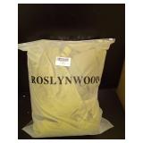 Roslynwood Velvet Olive Green Curtain 120 inch Length - Curtains Block Light Rod Pocket Thermal Insulated Window Drapes Set for Living Room/Bedroom/Dining Room, W52 x L120, 2 Panels - Retail: $66