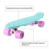 Skateboard 22\" x 6\" Complete Skateboards for Kids/ Youths/ Teens/ Beginners Skateboards for Beginners Glass Fiber Board (Pink) - Retail: $59