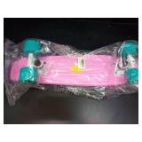 Skateboard 22\" x 6\" Complete Skateboards for Kids/ Youths/ Teens/ Beginners Skateboards for Beginners Glass Fiber Board (Pink) - Retail: $59