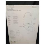 Brondell Bidet Toilet Seat Non-Electric Swash Ecoseat, Fits Elongated Toilets, White - Dual Nozzle System, Ambient Water Temperature - Bidet with Easy Installation - Retail: $90