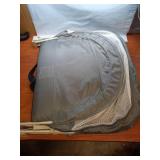 ISELECTOR Bedside Bassinet for Baby, Portable Baby Bassinet Travel Bed with Mosquito Net & Sunshade, Lightweight Foldable Baby Crib with Easy-Clean Fabric for Home & Outdoor - Retail: $56