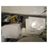 Ayaoty Ceiling Fans with Lights, 48 inch Low Profile Ceiling Fan with Light and Remote Control, Flush Mount, Reversible Motor, Dimmable, Noiseless, White Ceiling Fan for Bedroom, Indoor/Outdoor Use - 