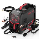 YESWELDER Gas Gasless 160A Multiprocess MIG Welder, Flux Core/MIG/Lift TIG/Stick ARC Welder 4 in 1 Welding Machine, Synergic Control 110V/220V Dual Voltage - Retail: $176