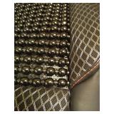 Beaded seat covers for cars - Breathable with Massage, Anti-Sweat, and Back Support Features - Wooden beaded seat covers for trucks Sedans, SUVs - car seat beads Universal Fit (1 Unit - Royal Black) -