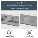 Dorai Home Bath Stone Mat 23.6\"x15.4\" â Quick-Dry, Non-Slip Diatomite Stone Bath Mat for Bathroom, Zen Slate - Retail: $90