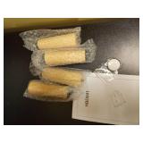 SONGMICS Storage Ottoman, Foot Stool, Ottoman with Padded Seat, Foot Rest with Wood Legs, Small Table, for Hallway, Living Room, 11.8 x 15.7 x 11.4 Inches, Linen-Look Fabric, Slate Gray ULOM517GN01 - 