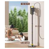 LABIGO 10-in-1 Steam Mop with Detachable Handheld Steamer, 350ml Tank, 10s Heat-Up, 248Â°F Steam Cleaner, 2-Level Control and Swivel Head for Floors, Carpets, Tiles, BBQ grill Multi-Surface Dark Gre