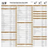 Coverland Custom Car Seat Covers Compatible with Tacoma, F150, F250, F350, Ram 1500, Silverado 1500 - Premium Fax Leather Non-Slip Waterproof Interior Front Seat-Black [See Size Chart-Size A10] - Reta