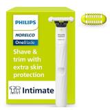 Philips Norelco OneBlade Intimate, Designed For Pubic Grooming, Trim & Shave With Extra Skin Protection, Model QP1924/70 - Retail: $34