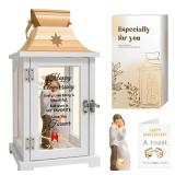 Homazing Wedding Anniversary Lantern Gift for Couple Wife Women Her Husband, Best Anniversary Wedding Gift for Couple Wife Parents 1st, 5th, 25th, 50th