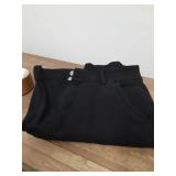 Sidefeel Womens Wide Leg Jeans Casual Baggy High Waisted Stretch Denim Pants Size 6 Black - Retail: $40