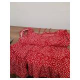 Medium Red Off the Shoulder Dress  - Retail: $0