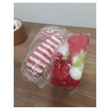 BWFY Christmas Gnomes Decorations 2-Pack Handmade Swedish Tomte Plush Gnomes Scandinavian Santa Elf Christmas Table Tiered Tray Ornament Christmas Decor Gifts - Retail: $14