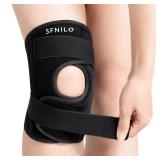SFNILO Knee Brace for Knee Pain & Arthritis - Adjustable Support with Side Stabilizers for Meniscus Tear, ACL, MCL Injuries Recovery - Relief for Men & Women - Retail: $28