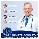 SFNILO Knee Brace for Knee Pain & Arthritis - Adjustable Support with Side Stabilizers for Meniscus Tear, ACL, MCL Injuries Recovery - Relief for Men & Women - Retail: $28